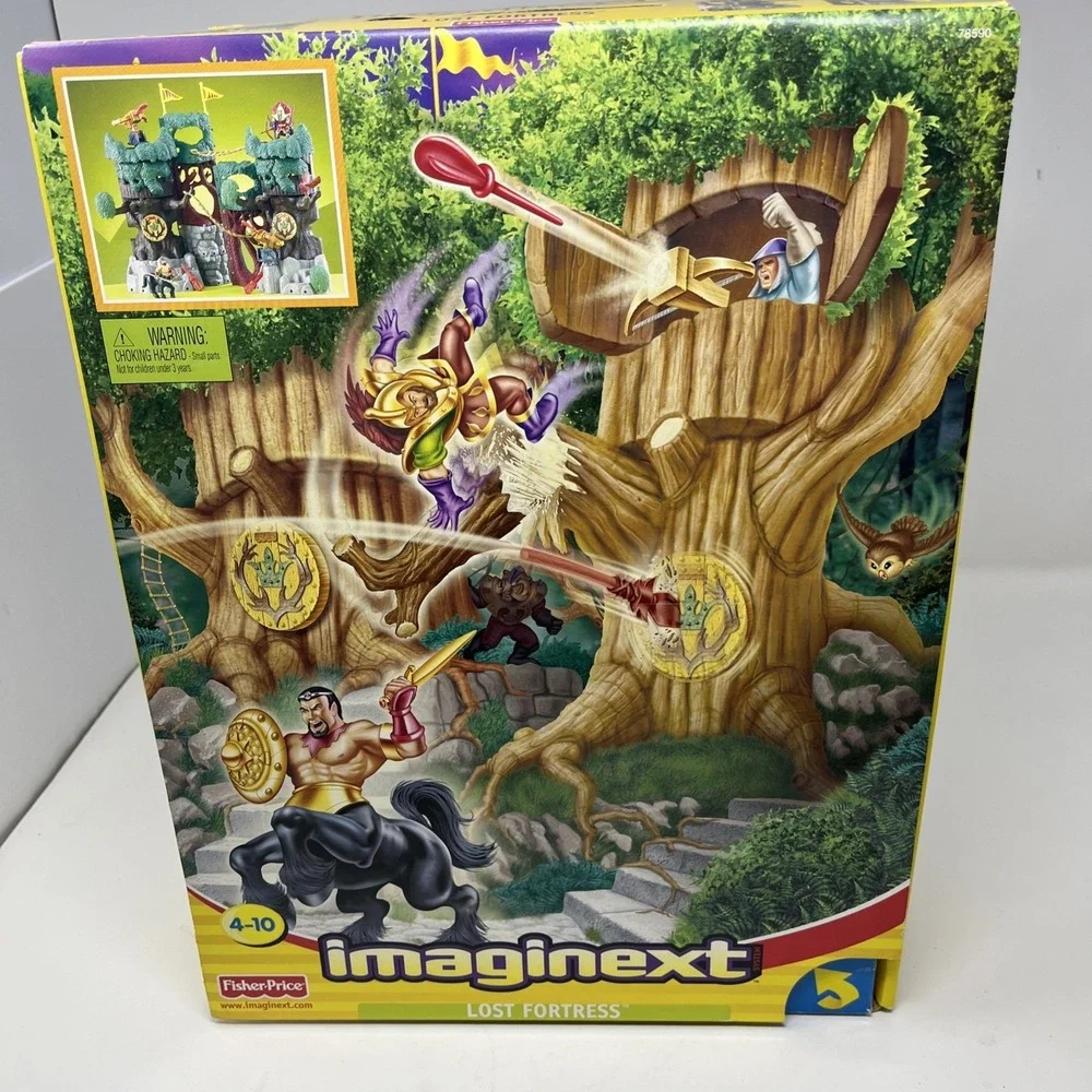 Imaginext‎ Toys -Lost Fortress Incomplete Set -Fisher-Price 78590 W/ Box 2002